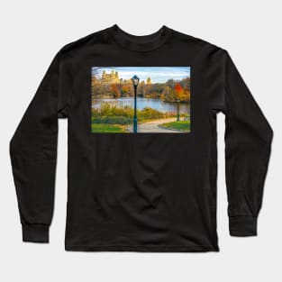 View of Central Park, New York city in Autumn Long Sleeve T-Shirt